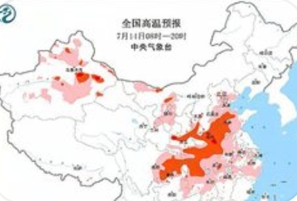 本周初我国高温将达近期鼎盛 东北华北需防雷雨