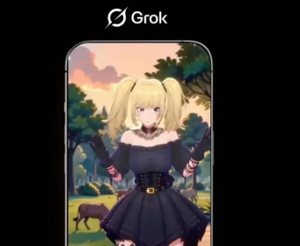 马斯克引领创新潮流：Grok上线动漫AI伴侣功能